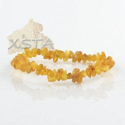 Baltic amber chips nuggets bracelet